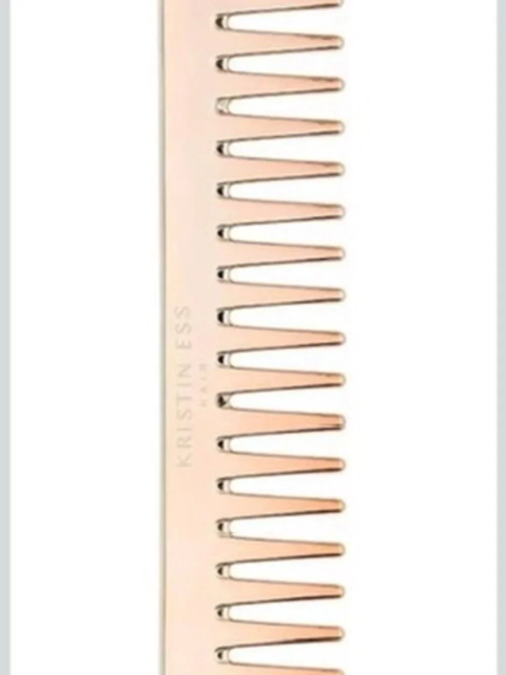 NWT KRISTIN ESS Rose Gold Wide Tooth Detangling Comb